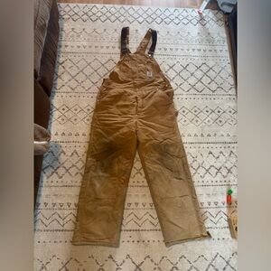 Men’s Carhartt overall bib pants size 36 x 30
